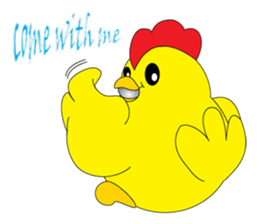 vayu-chicken sticker #2711720