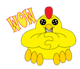 vayu-chicken sticker #2711732