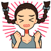 Feelings of girls sticker #2711948