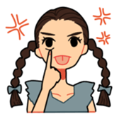 Feelings of girls sticker #2711953