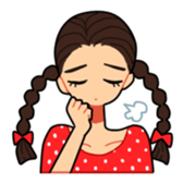 Feelings of girls sticker #2711956