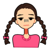 Feelings of girls sticker #2711959