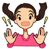 Feelings of girls sticker #2711965