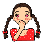 Feelings of girls sticker #2711971