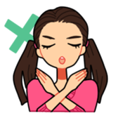 Feelings of girls sticker #2711974