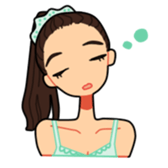 Feelings of girls sticker #2711976