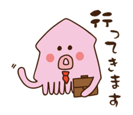 Octopus and squid 2 sticker #2711979