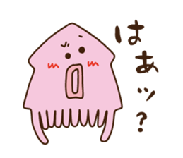 Octopus and squid 2 sticker #2712001