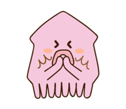 Octopus and squid 2 sticker #2712010