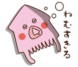 Octopus and squid 2 sticker #2712016