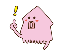 Octopus and squid 2 sticker #2712017