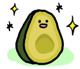Avocado-san sticker #2712179