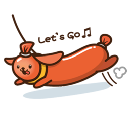 dachs sausage sticker #2712421