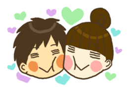 mayu and dannakun's everyday part02 sticker #2712601