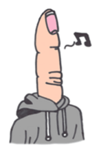 Pretty and gross human sticker #2713622