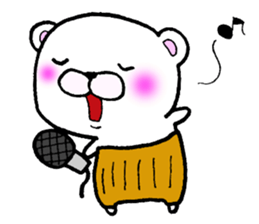 Bear in clothes sticker #2714790