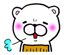 Bear in clothes sticker #2714802