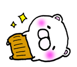 Bear in clothes sticker #2714811