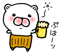 Bear in clothes sticker #2714817