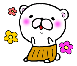 Bear in clothes sticker #2714822