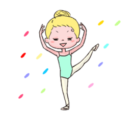 Ballet girl Emma sticker #2715435