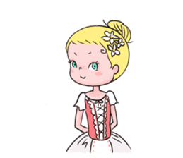 Ballet girl Emma sticker #2715439