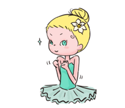 Ballet girl Emma sticker #2715441