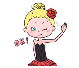 Ballet girl Emma sticker #2715442