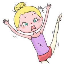 Ballet girl Emma sticker #2715445