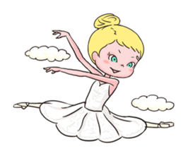 Ballet girl Emma sticker #2715454