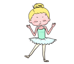 Ballet girl Emma sticker #2715456