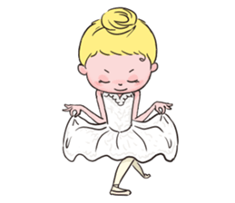 Ballet girl Emma sticker #2715458