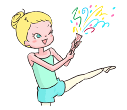 Ballet girl Emma sticker #2715464