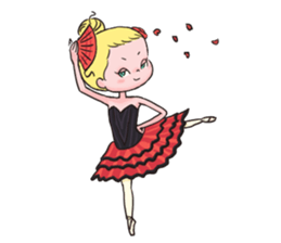 Ballet girl Emma sticker #2715469