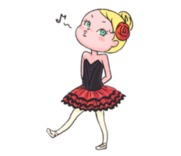 Ballet girl Emma sticker #2715472