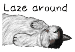 real cats(Eng ver.) sticker #2715581