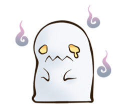 Marshmallow ghosts sticker #2716215