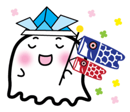 This is a pretty ghost called YOCCHI 4 sticker #2716302