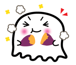 This is a pretty ghost called YOCCHI 4 sticker #2716317