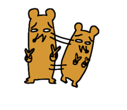 Christmas, Valentine, of rats graffiti sticker #2716594