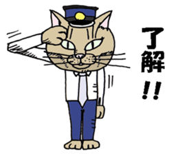 "A cat is abusive". Sticker sticker #2717079