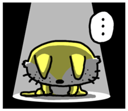 The dog of my home is really stupid. sticker #2717329