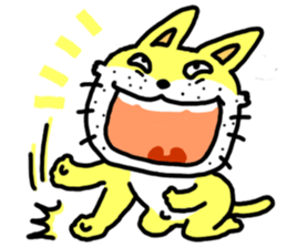 The dog of my home is really stupid. sticker #2717340