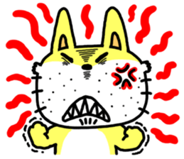 The dog of my home is really stupid. sticker #2717343