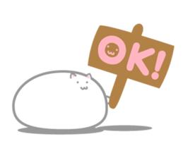 rice cake cat? sticker #2718151