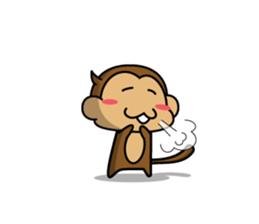 monkey show! sticker #2718331