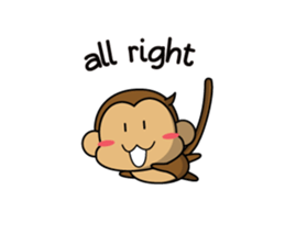 monkey show! sticker #2718337