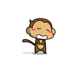 monkey show! sticker #2718346