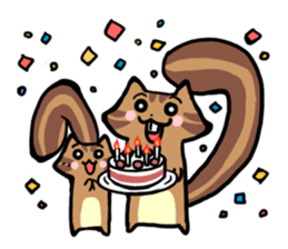 waiwai chipmunk sticker #2719003