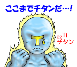 Symbol of an element communication sticker #2719287